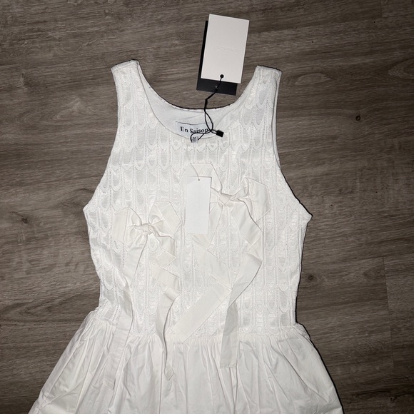 En Saison Denver Mixed Media Midi Dress - Picture 10 of 16